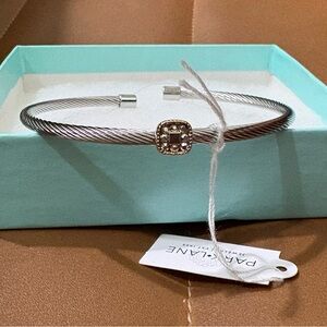 Park Lane Sorrel Silver Bracelet with Crystal Charm